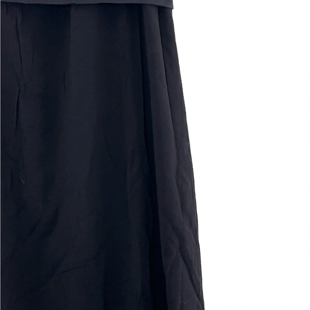 Splendid | Rayon fold over black maxi skirt size medium - Picture 10 of 12